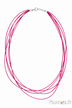 Collana - lunghezza 50 cm - fucsia
